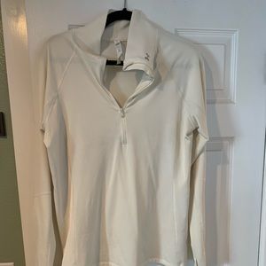 White Under Armour Quarter ZIP